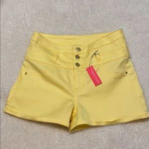 Charlotte Russe refuge hi-waist shorts